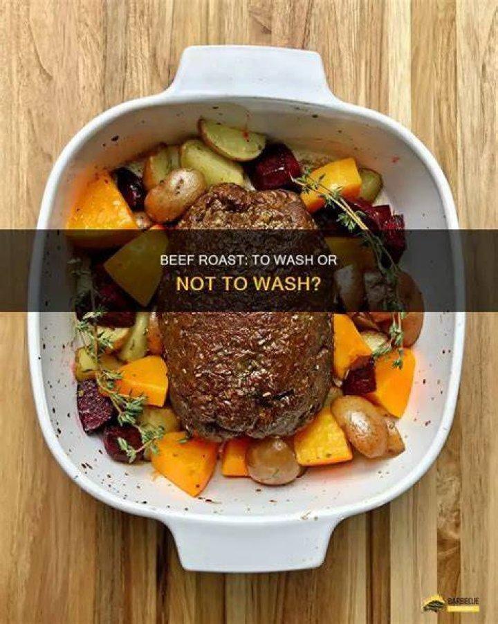 Do you wash beef steak?