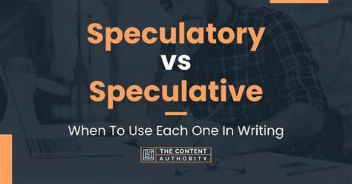 How to spell speculatory?