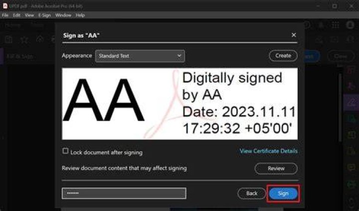 Which adobe allows you to sign documents?
