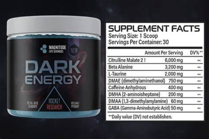 Who makes dark energy pre workout?